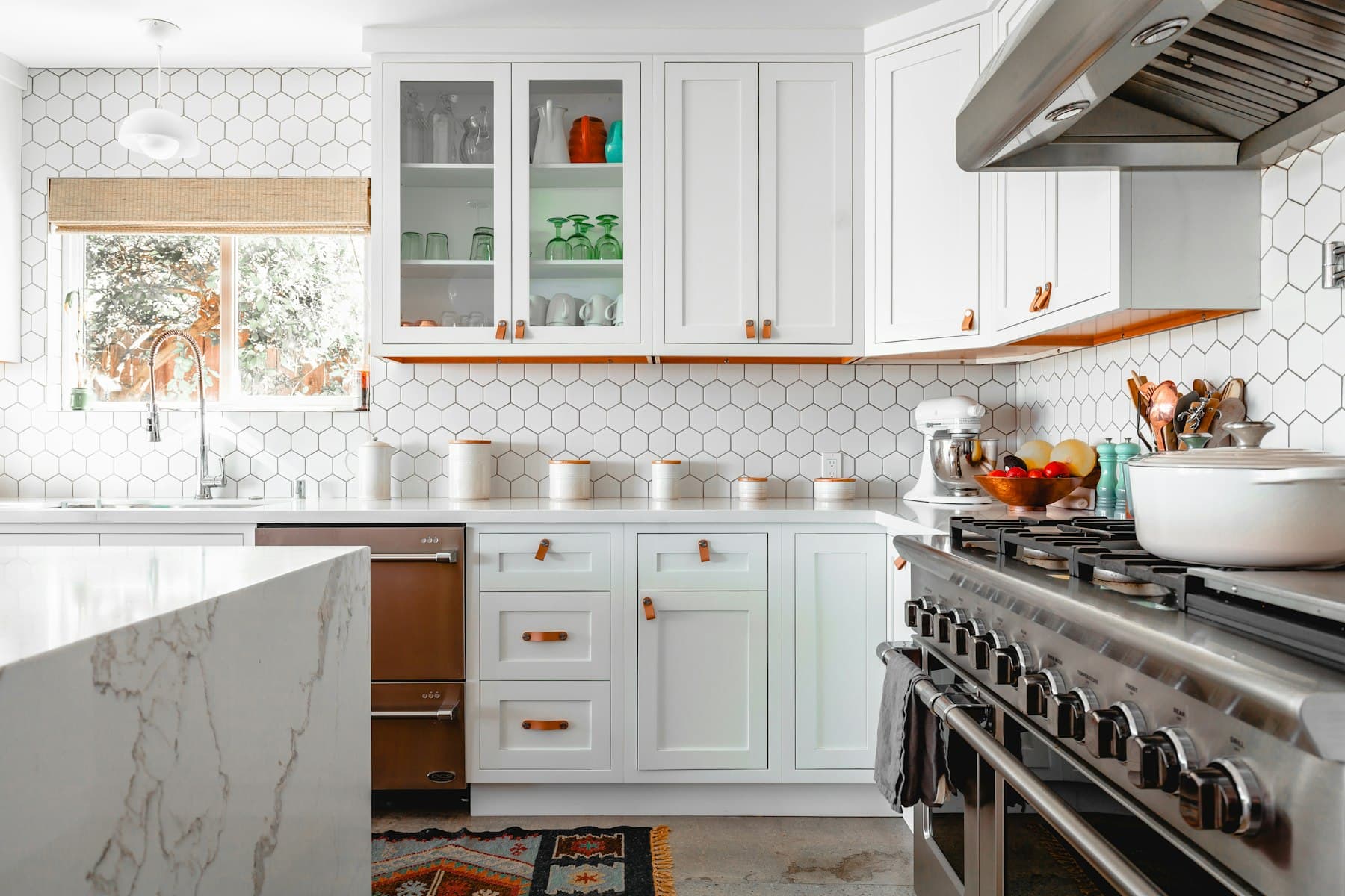 Bespoke joinery detail, finished kitchen